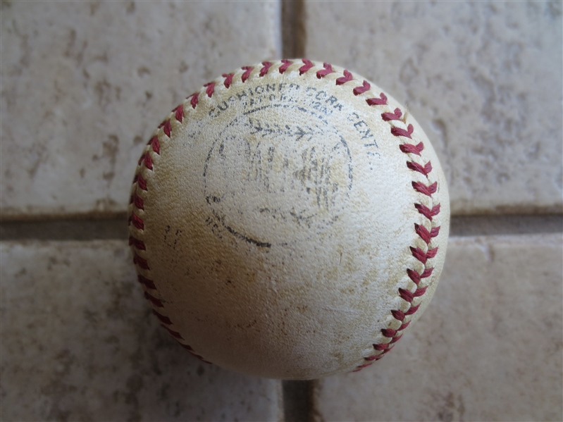 Autographed 1939 Boston Braves Team Baseball with 25 signatures (many hard to read) including Al Lopez     4