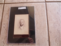 1887 Souby Art Gallery New Orleans Unidentified Baseball Cabinet Photo Card SGC AUTHENTIC            022