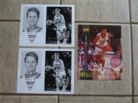 (2) Autographed Steve Kerr Photos + Autographed Juwan Howard 1994 Signature Rookie 