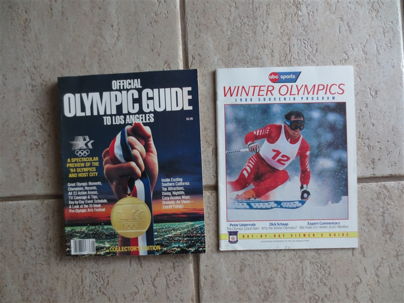 1984 and 1988 Olympic Guide Programs
