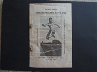 1907 Fourth Annual Interscholastic Track and Field Day Program at Pomona College 20 pages long